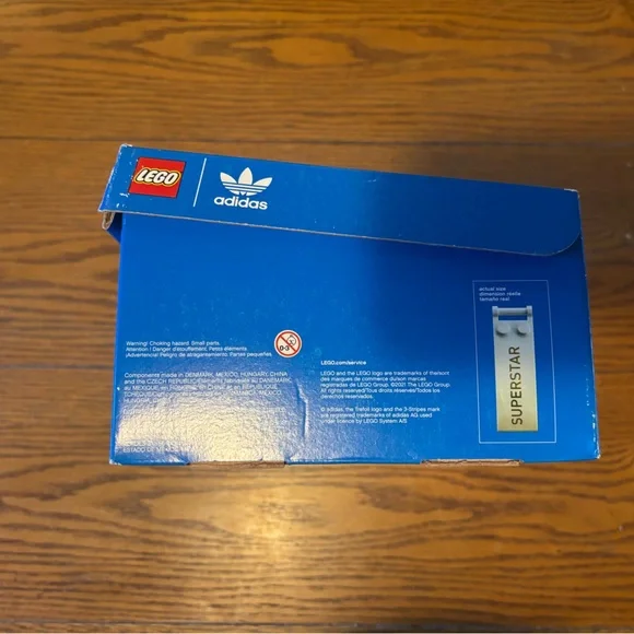 Lego Adidas Originals Superstar Set - Black, White, Blue - Picture 6 of 7